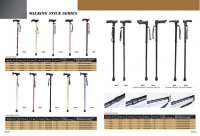 Aluminum telescopic wooden handle walking stick (Aluminum telescopic wooden handle walking stick)