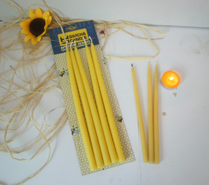 beeswax candle