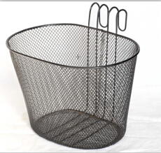 steel basket with hook, bike basket ()