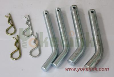 Bent hitch pin