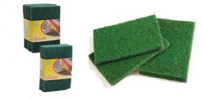 9-Pack General Purpose Green Heavy Duty Nylon Abrasive Scouring Pad ()