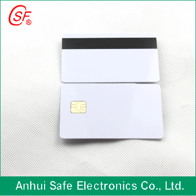 inkjet magnetic strip with chip card (inkjet magnetic strip with chip card)