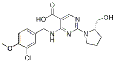 5-PyriMidinecarboxylic acid, 4-[[(3-chloro-4-Methoxyphenyl)Methyl]aMino]-2-[(2S) (5-PyriMidinecarboxylic acid, 4-[[(3-chloro-4-Methoxyphenyl)Methyl]aMino]-2-[(2S))