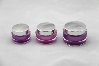15g 30g 50g Oval Plastic Acrylic Cosmetic Jar ()