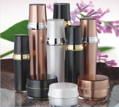 Luxury cosmetic packaging acrylic lotion bottle with pump (acrylic lotion bottle)