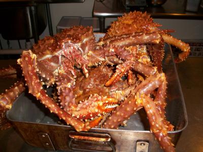 Live Red Alaskan King Crab ()