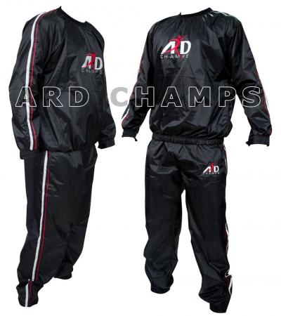 Heavy Duty Sweat Suit Sauna Exercise Gym Suit Fitness Weight Loss Anti-Rip S-XXL ()
