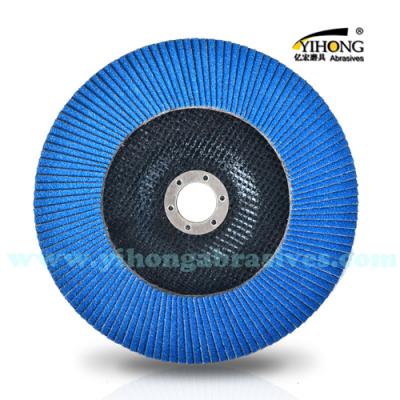 Abrasive flap disc with Zirconia Alumina