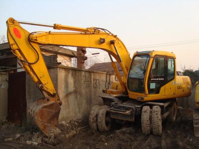 used hyundai wheel excavator 130w-5 ()