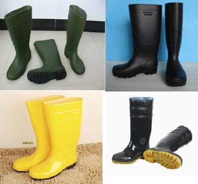 Men's Safety PVC Rain Boots, Men's Working Boots, Rain Boots