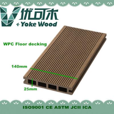 Anti-aging wood plastic composite flooring