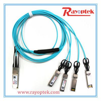 QSFP+ to SFP+ Active Optic Cable 40G QSFP Breakout Cable (QSFP + для SFP + Актыўны аптычны кабель 40G QSFP шматжыльнага кабеля)