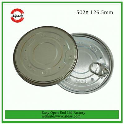 502#126.5mm aluminum Easy Open End for Milk Powder Can Factory ()