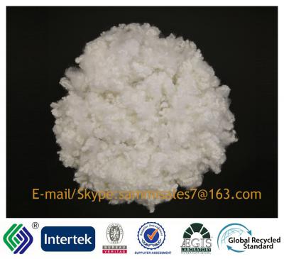 12DX51MM super white filling material recycled siliconized staple fiber