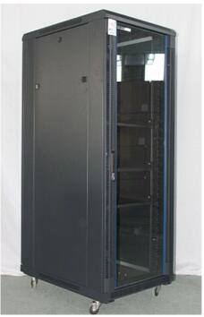 Server cabinet  glass door with mesh boarders 800x800 42U good quality factory o ()