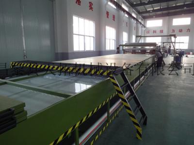 FRP gel coat flat sheet production line ()