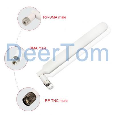 698-2700MHz 4G LTE Indoor Omni Directional Rubber Duck Antenna 12dBi SMA Connect