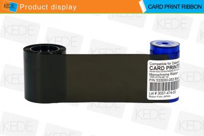 Monochrome Compatible Printer Ribbon for Datacard 533000-053 Black ()