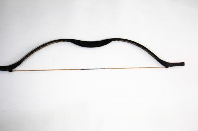 Handmade 30LBS Black Pigskin Recurve Bow Traditional Longbow Hunting For Archery (Handmade 30LBS Black Pigskin Recurve Bow Traditional Longbow Hunting For Archery)