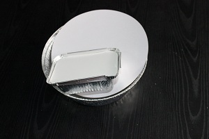 Aluminium Food Container Paper Cover ()