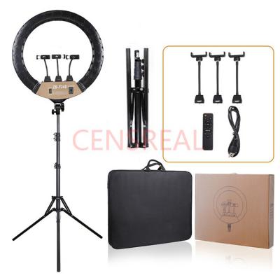 18'' ring light with tripod for live stream (18-дюймовый кольцевой светильник со штативом для прямой трансляции)