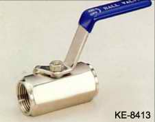 1-PC HEX. BALL VALVE, SCREWED ENDS