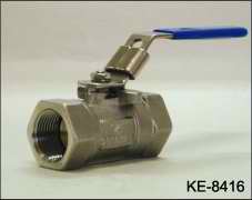 1-PC TYPE BALL VALVES, SCREWED ENDS