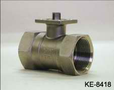 1-PC TYPE BALL VALVES, SCREWED ENDS