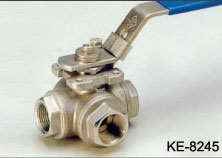 3-WAY TYPE BALL VALVES, SCREWED ENDS (3-Way Type BALL VALVES DÉCHIRÉE ENDS)