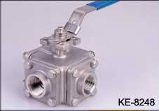 3-WAY TYPE BALL VALVES, MULTI-PORT