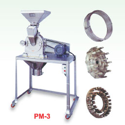 High speed pin crushing machine (High-Speed-Pin Brechanlage)