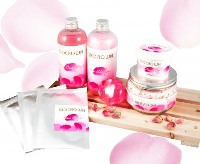 【 BIO`CROWN 】Rose Essence Oil Bath Series。Skin Care (【】 BIO`CROWN essence de rose Huile de Bain Series. Soins de la peau)