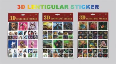 3D Lenticular Stickers (3D-Aufkleber Lenticular)