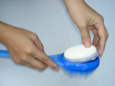 Body Cleaning Massage Brush (with Pumice Pad) (Очистка кузова Массаж кисти (с пемзой Pad))