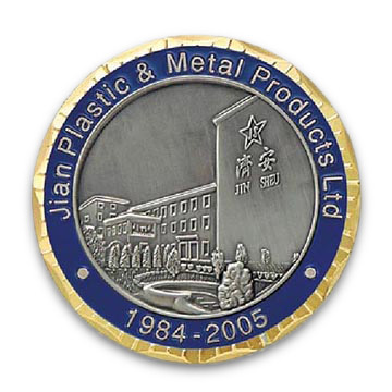 Collectible Memorabilia and Souvenir Coin with Customized Logo