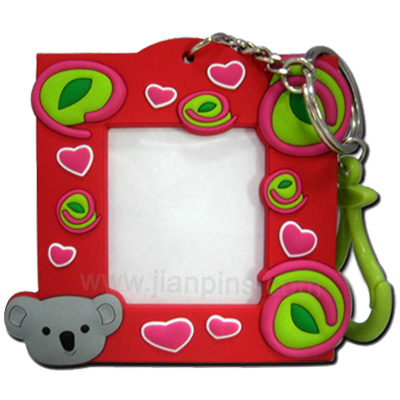 SOFT PVC PHOTO FRAME KEYCHAIN (Weich-PVC Bilderrahmen Schlsselanhnger)