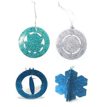 Christmas Tree Decorations, Made of Almost Any Kind of Metal