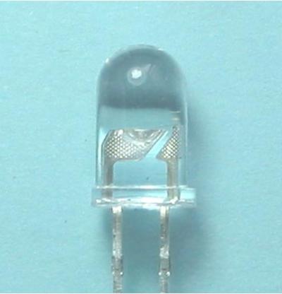 5mm Water Clear LED Lamp (Long Lead) With HP Chips