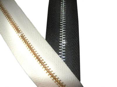 High Grade Shiny Metal Zipper