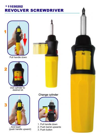 Revolver Screwdriver