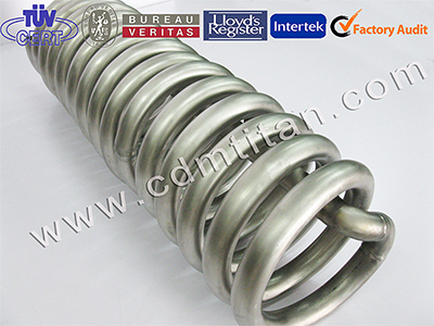 Titanium welded tube, Titanium coil tube