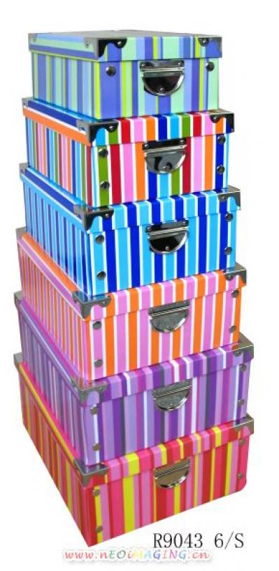 storage box/gift boxes with knock down design (Boîte d`entreposage / boîtes cadeaux avec knock down design)