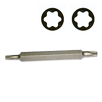 Double End Bits - Torx x Torx/Hand tools (Double End Bits - Torx x Torx / Outils à main)