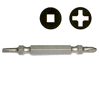 Double End Bits - Square x Phillips/Hand tools (Double End Bits - Square x Phillips/Hand tools)