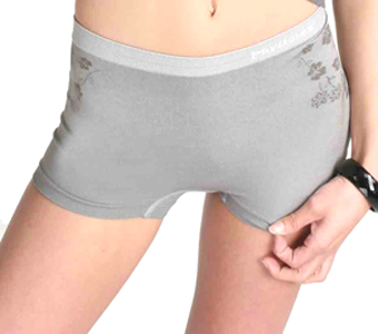 Bamboo Charcoal Hot Pants (No Lines) Grey Color (Charbon de bois de bambou Hot Pants (pas de ligne) Couleur Gris)