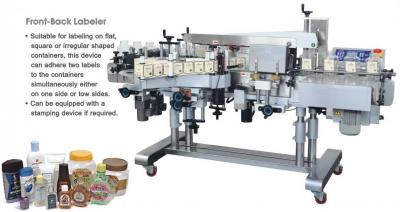 Front and Back Labelling Machine (Front et Back Machine d`étiquetage)