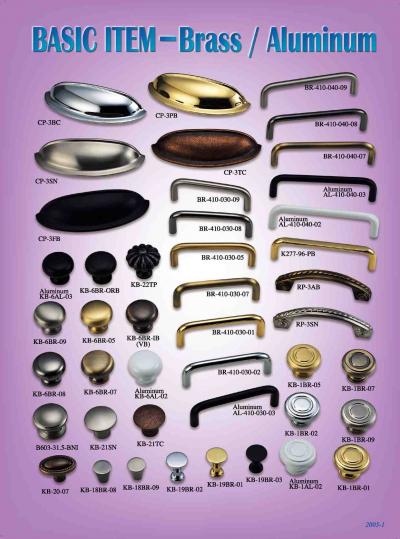 BASIC ITEMS--- knobs and pulls (POINTS DE BASE --- Boutons et poignées)