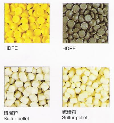 Plastic Processing Machinery - HDPE , Sulfur pellet (Kunststoff-Verarbeitungsmaschinen - HDPE, Schwefel Pellet)