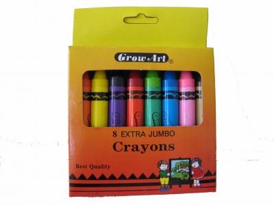  Extra Jumbo Crayons per box (Extra Jumbo Crayons par boîte)