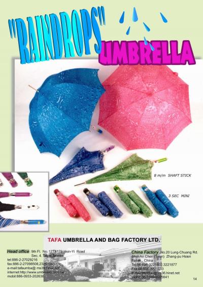 RAINDROPS UMBRELLA (Raindrops PARAPLUIE)